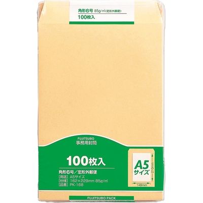 マルアイ 事務用封筒 角6 100枚×10袋 PK-168（10）（直送品）