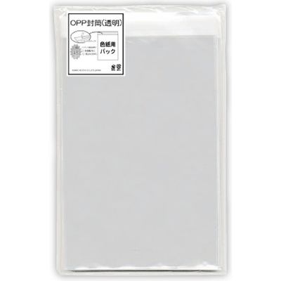 菅公工業 OPP封筒 角形2号 A4用 10パック シ917（10）（直送品）