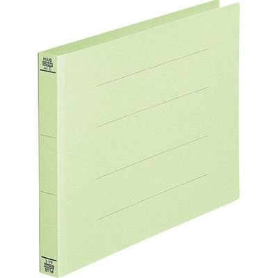 プラス フラットファイル 022NW A4E グリーン 10冊 NO022NW10GR（直送品）