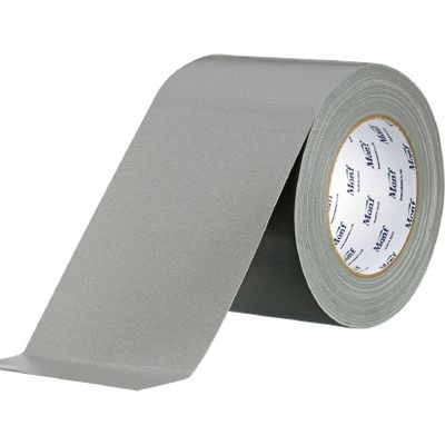 古藤工業 工事用布粘着テープ 灰 100mm×25m No.8002（直送品）