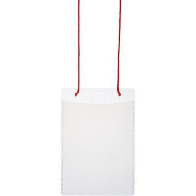 プラス イベント名札ハガキ 50枚入 レッド CT-E2-50 1パック（直送品）