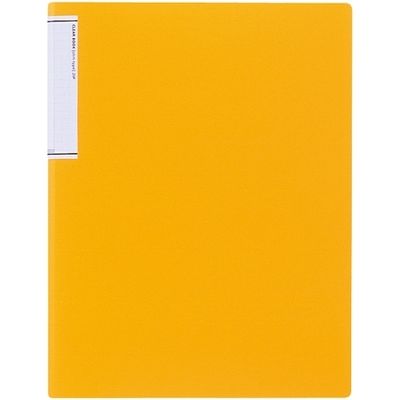 リヒトラブ クリヤーブック 橙 10冊 N-7111-4-10 1セット（直送品）