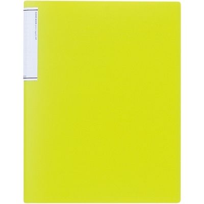 リヒトラブ クリヤーブック 黄緑 10冊 N-7111-6-10 1セット（直送品）