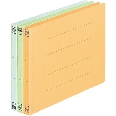 プラス フラットファイル 032N B5E イエロー 10冊 NO.032N10YL（直送品）