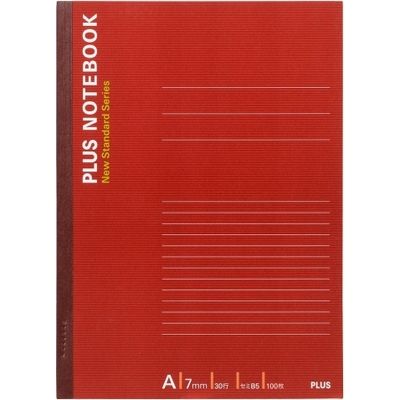 プラス ノートブック B5 A罫5冊 NO-010AS（5）（直送品）