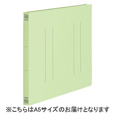 プラス フラットファイル縦罫A5E GR 10冊 No.042NT（直送品）