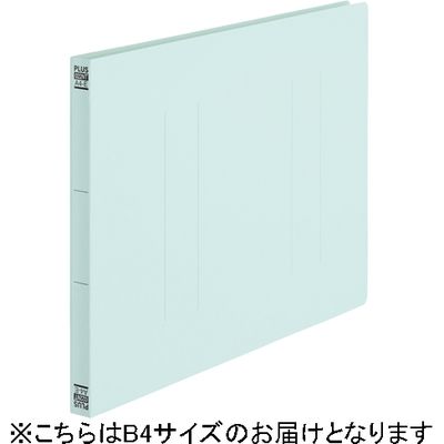 プラス フラットファイル縦罫B4E BL 10冊 No.012NT（直送品）