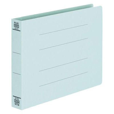 プラス フラットファイル 042NW A5E ブルー 10冊 NO042NW10BL（直送品）