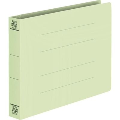 プラス フラットファイル 042NW A5E グリーン 10冊 NO042NW10GR（直送品）