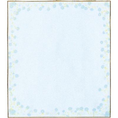色紙 小花柄ブルー 33123006 デザインフィル（直送品）