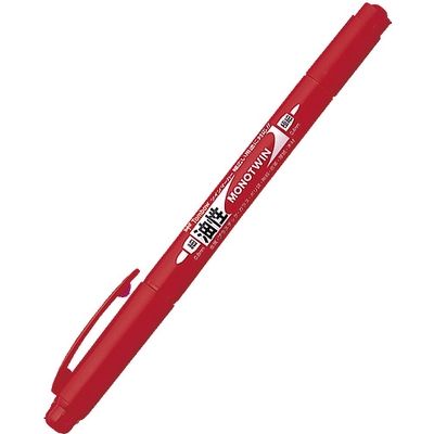 トンボ鉛筆 モノツイン極細 赤 10本 OS-TME25-10（直送品）