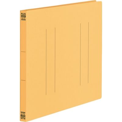 プラス フラットファイル縦罫A4E YL 10冊 No.022NT（直送品）