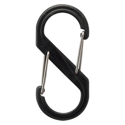 アイテック S型カラビナ ブラック B-KRSA88-2（直送品）