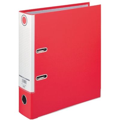 ハピラ アーチファイル A4S 80mm 赤 10冊 SGLAF8RD（10）（直送品）