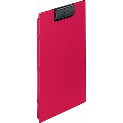 リヒトラブ クリップファイル A4E 桃 10冊 F-2650-12（10）（直送品）