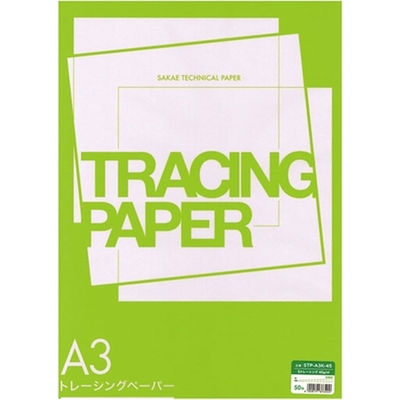 SAKAEテクニカルペーパー A3 Sトレーシング 50枚 STP-A3K-45（直送品）