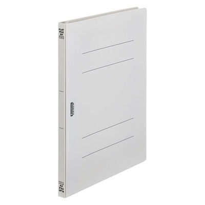 ビュートン フラットファイルPP A4S 10冊 FF-A4S-GY（直送品）