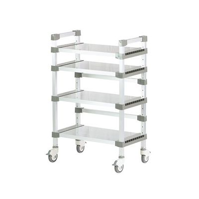 シンドー アルマン/サービスワゴン W552ー4段タイプ 623255 1個 63-1722-30（直送品）