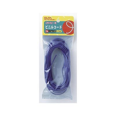 朝日電器 30芯コード ブルー KV-3010H(アオ) 1個 62-8579-36（直送品）