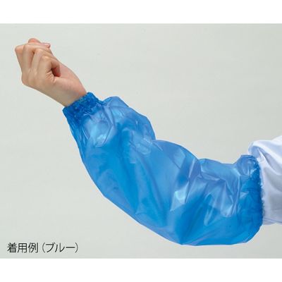 ホワイトマックス ポリエチレン腕カバー 半透明 12双入 A-5 1袋(12双) 62-9849-03（直送品）