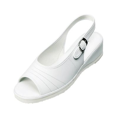 ダイマツ PWベーシックサンダル ホワイト M PW7601 1足 62-9849-61（直送品）