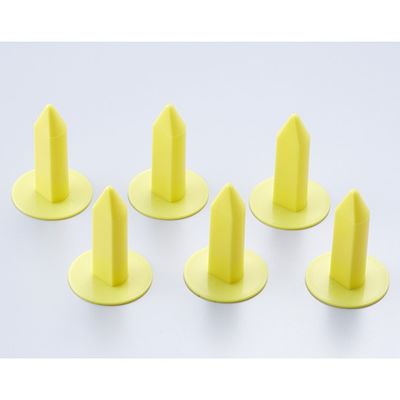 旭電機化成 飛び出さない!ラップホルダー 6個入 イエロー ARP-01YE 1セット(6個) 63-0988-15（直送品）