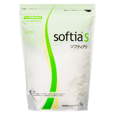【とろみ剤】 とろみ剤 ニュートリー ソフティアS 1kg 1箱（6袋入） アスクルオリジナル オリジナル