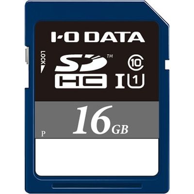 UHS-I UHS スピードクラス1対応 SDHC SDH-UT16GR アイ・オー・データ機器（直送品）
