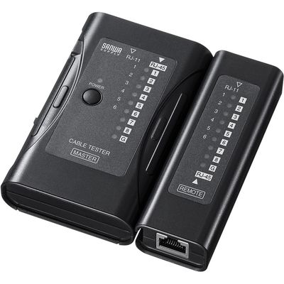 サンワサプライ LANケーブルテスター LAN-TST6 1個（直送品）