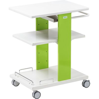 サンワサプライ プロジェクターカート 幅450×奥行701×高さ800mm ホワイト PR-9N 1個（直送品）