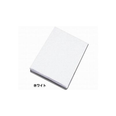 睦三 ボックスシーツゴム付　No.115　ホワイト 4531393011503 1枚（直送品）