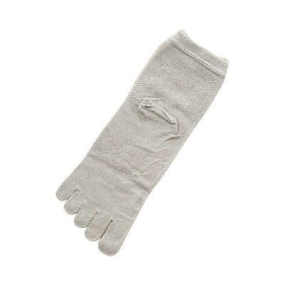 神戸生絲 紳士シルク混メッシュ5本指ソックス SY507 グレー 4971751113706 1足（直送品）