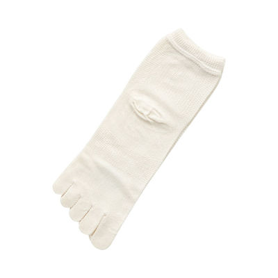 神戸生絲 紳士シルク混メッシュ5本指ソックス SY507 オフホワイト 4971751113713 1足（直送品）