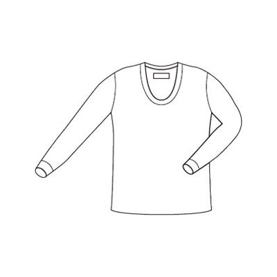 神戸生絲 国産純綿紳士用U首長袖 PC-151 L 4971751451693 1枚（直送品）