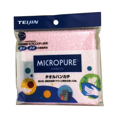 タオルハンカチ　ピンク 4995296601061 1ケース（50個入） 帝健（直送品）