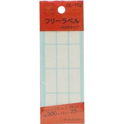 サンフレイムジャパン フリーラベル　32×26mm　300片 500-2028 1セット（10個）（直送品）