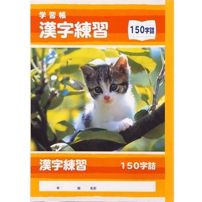 サンフレイムジャパン B5学習帳 漢字練習 150字 500-2429 1セット(10冊)（直送品）
