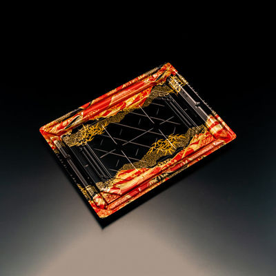 バイオPS 美枠 25-18B はれひ赤　400枚(50×8) FAPV615　リスパック（直送品）