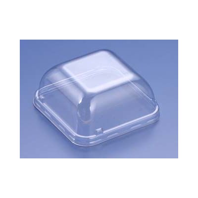 クリーンカップ88角ドーム蓋　1500枚(100×15) PAPK049　リスパック（直送品）