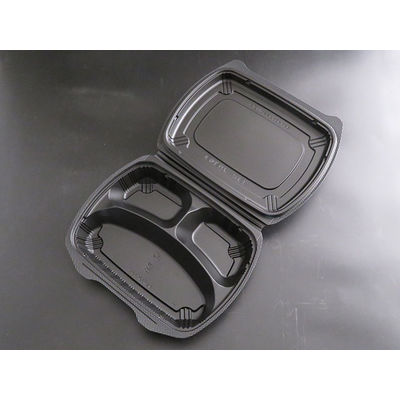 バイオデリカ シェルBOX80-2 黒【weeco】　200枚(25×8) RHDT306　リスパック（直送品）