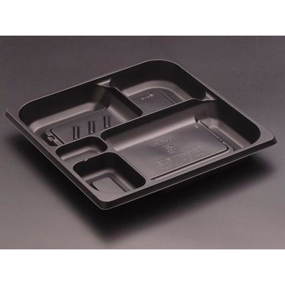 饗膳70中皿4 黒　600枚(50×12) RHHK251　リスパック（直送品）