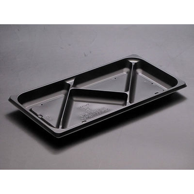 饗膳100中皿4 黒　600枚(50×12) RHHK451　リスパック（直送品）