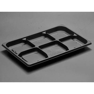 饗膳150中皿6 黒　600枚(50×12) RHHK571　リスパック（直送品）