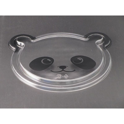 パンダ フタ 印刷付き　600枚(50×12) RLBE711　リスパック（直送品）