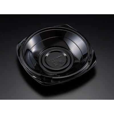 バイオPET 海専丼180B 黒　600枚(50×12) RRKS321　リスパック（直送品）