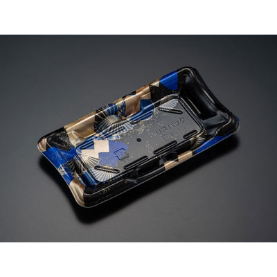 しきさい 1-3B 箔おうぎ青　1600枚(50×32) RSAH114　リスパック（直送品）