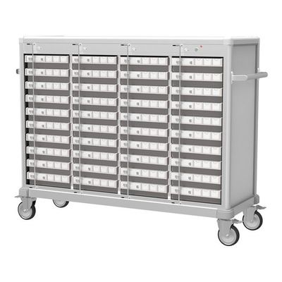 アズワン 与薬カート40床用(与薬トレー付) MC-L4DC40P-8 1台 8-569-01（直送品）