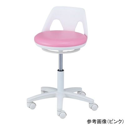 アズワン ナースチェア(ラクーン/ワイド)リング無し ネイビー NV-N-W 1個 9-1290-05（直送品）