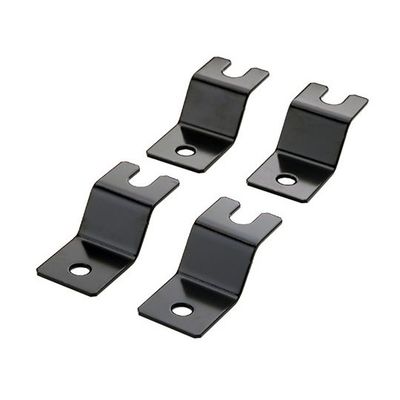 摂津金属工業 転倒防止金具 (M16) W50×H36.2×D115mm ブラック 4個入 RAFL-12BK 1式(4個)（直送品）