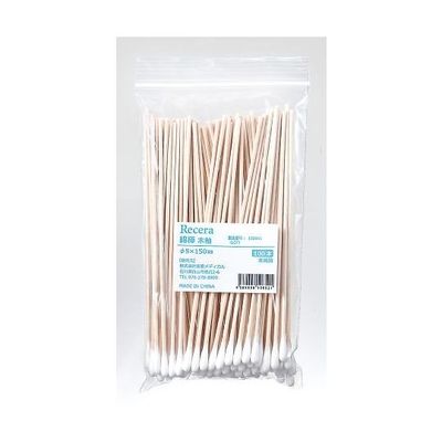 Ciメディカル リセラ 綿棒 未滅菌 5×150mm 100本入 63-4157-40 1袋(100本)（直送品）